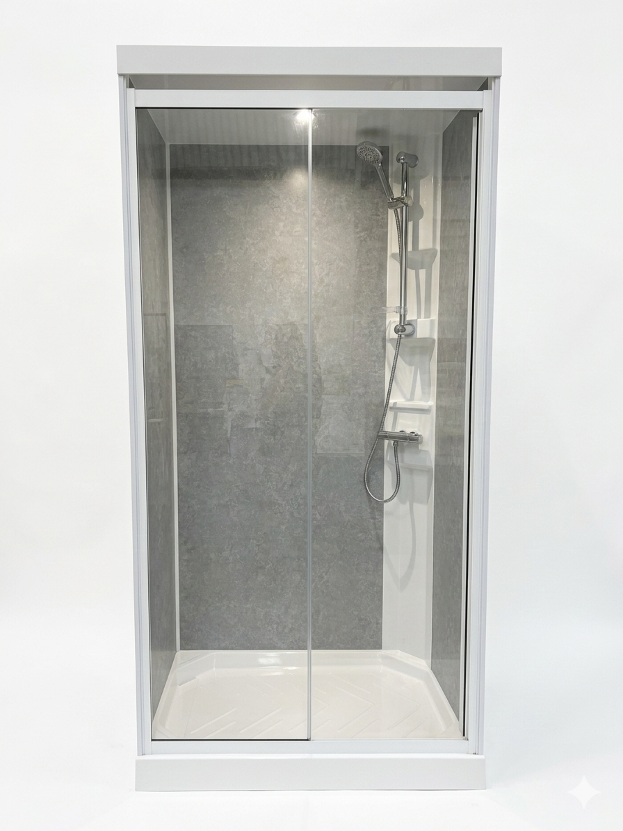DB3 Cubicle Gray Concrete walls 3 DB3 Cubicle Gray Concrete walls 3